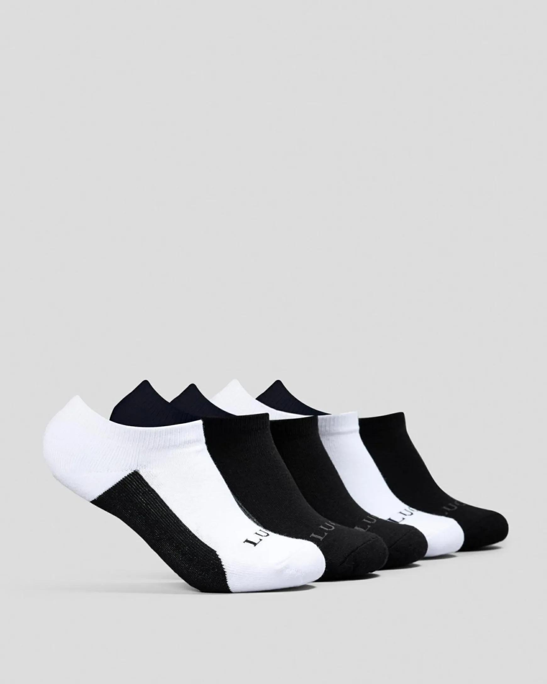 Boys' Fuzzled Ankle Socks 5 Pack