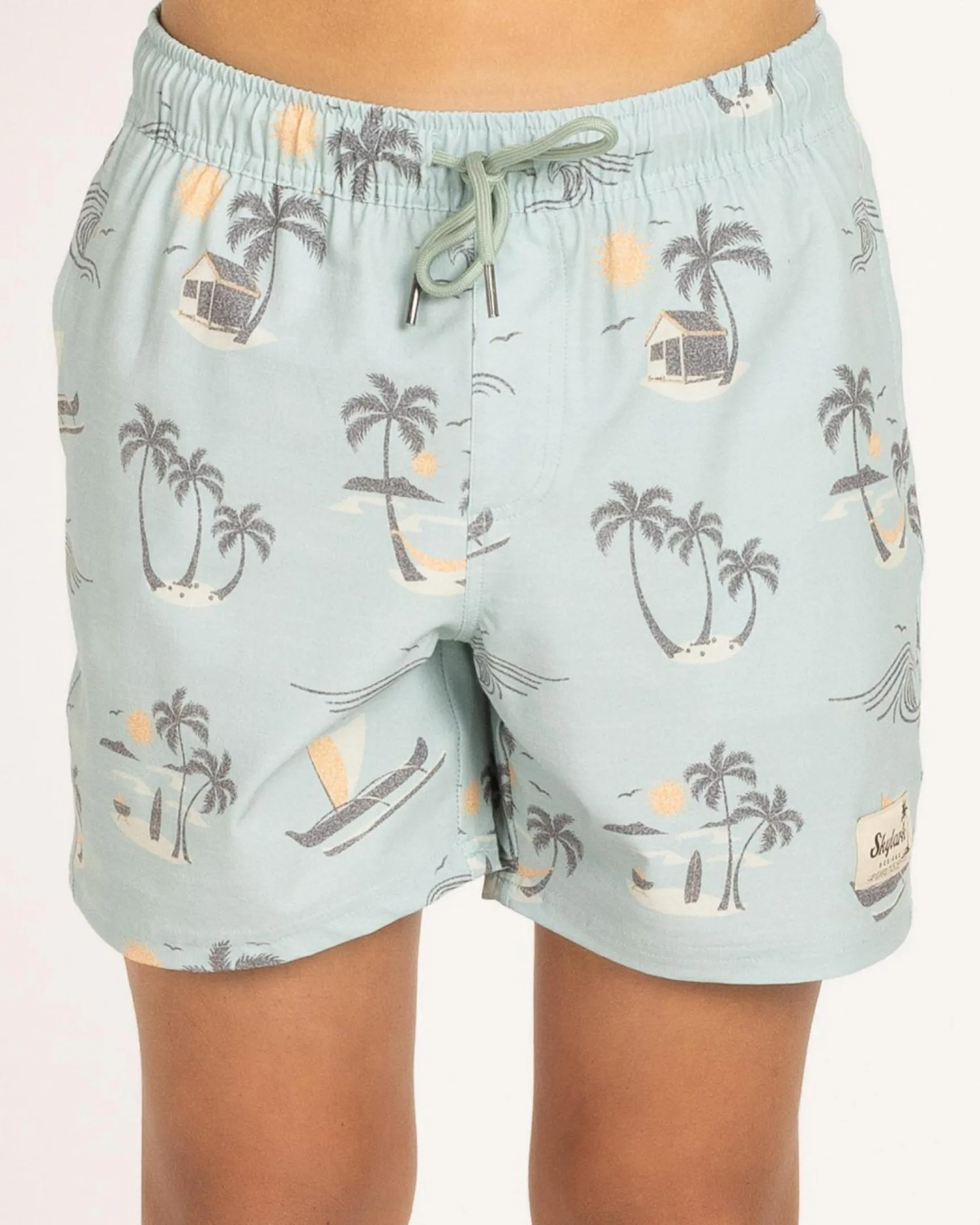 Boys' Haze Elastic Waist Shorts