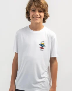 Boys' Icons Surflite Short Sleeve Rash Vest