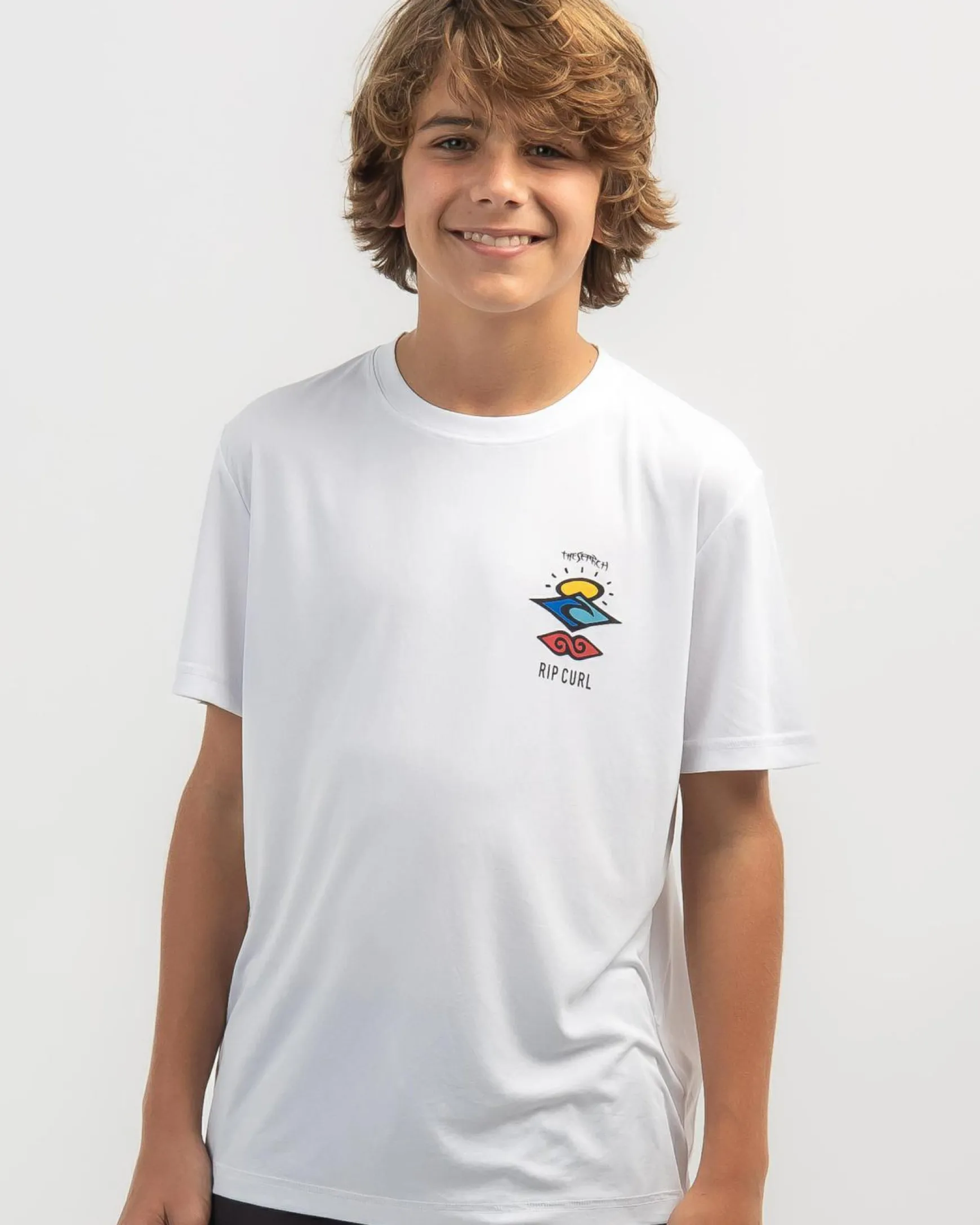 Boys' Icons Surflite Short Sleeve Rash Vest
