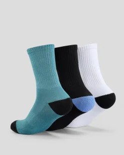Boys' Logo Crew Socks 3 Pack