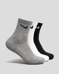 Boys' Perfect Cushion Crew Trail Socks 3 Pack