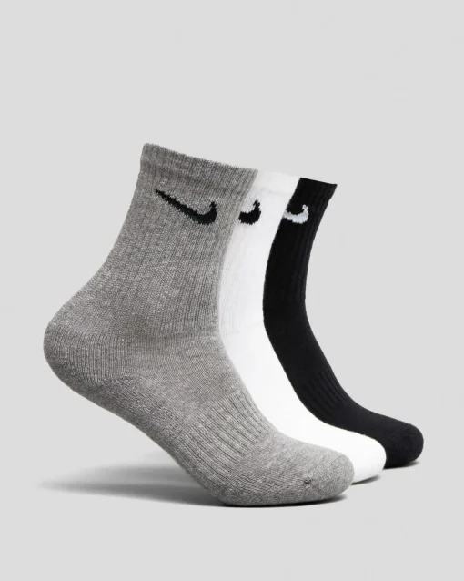 Boys' Perfect Cushion Crew Trail Socks 3 Pack