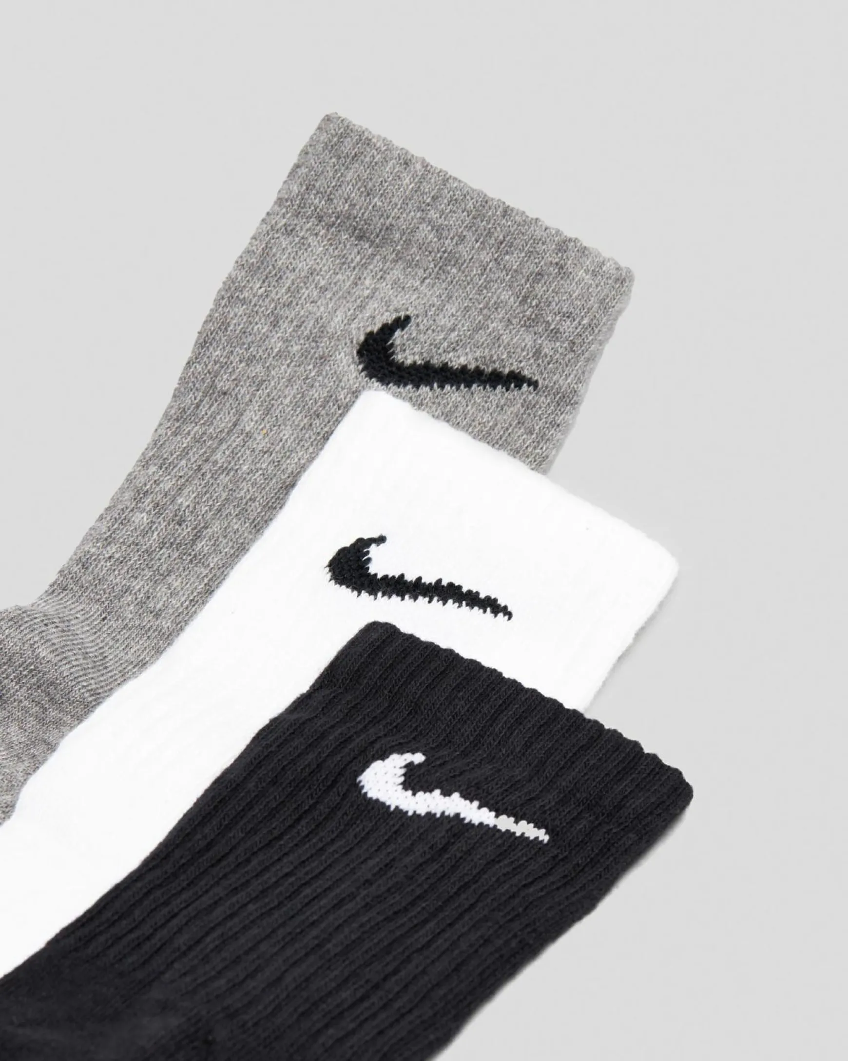 Boys' Perfect Cushion Crew Trail Socks 3 Pack