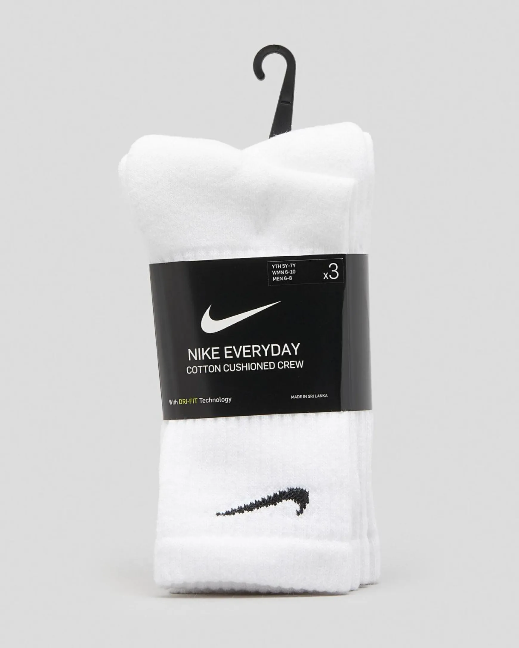 Boys' Perfect Cushion Crew Trail Socks 3 Pack