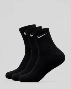 Boys' Perfect Cushion Crew Trail Socks 3 Pack