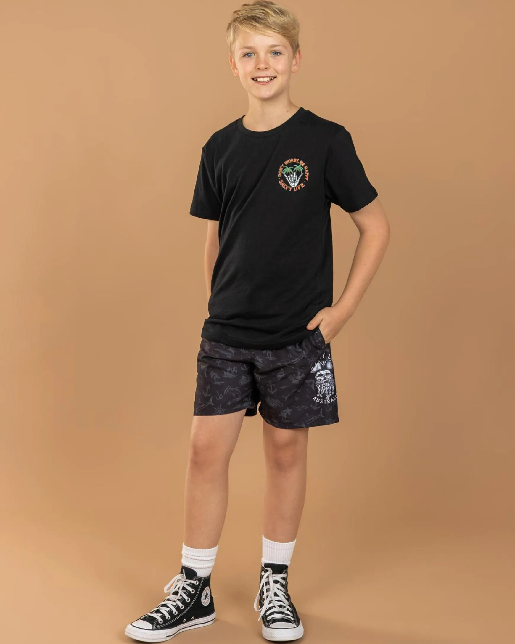 Boys' Privateer Elastic Waist Shorts