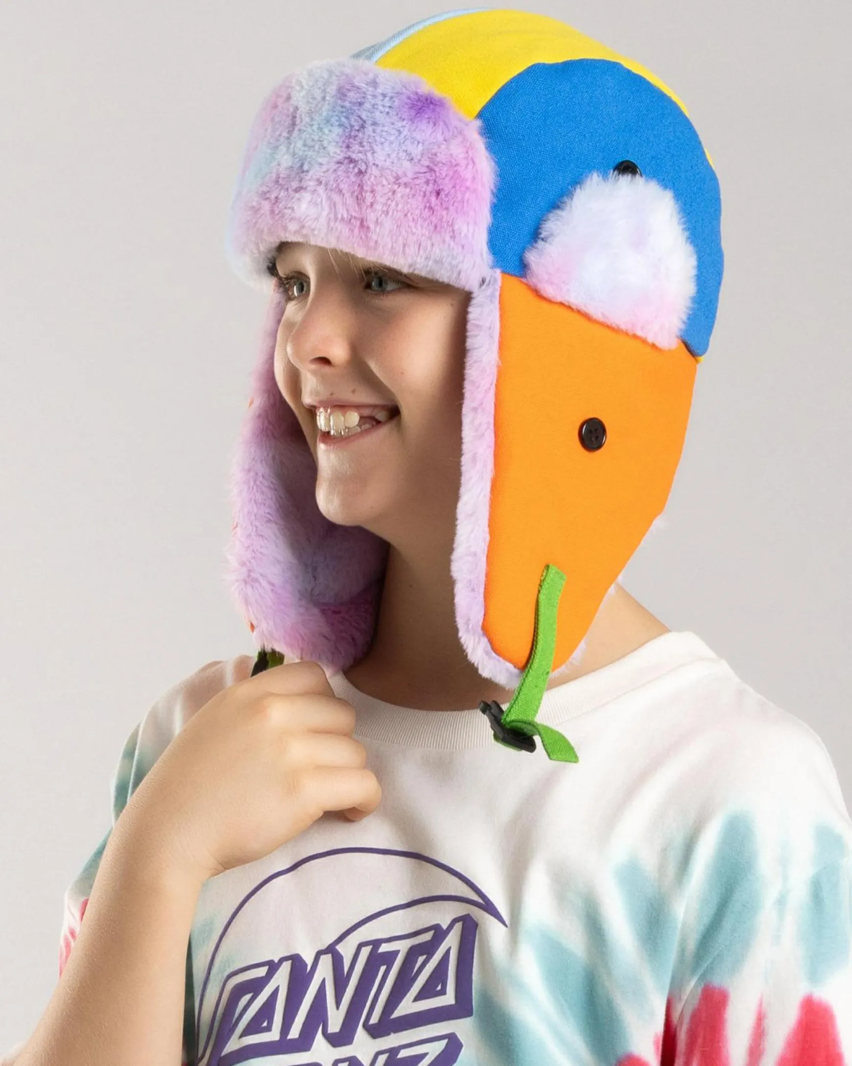 Boys' Rainbow Trapper Hat
