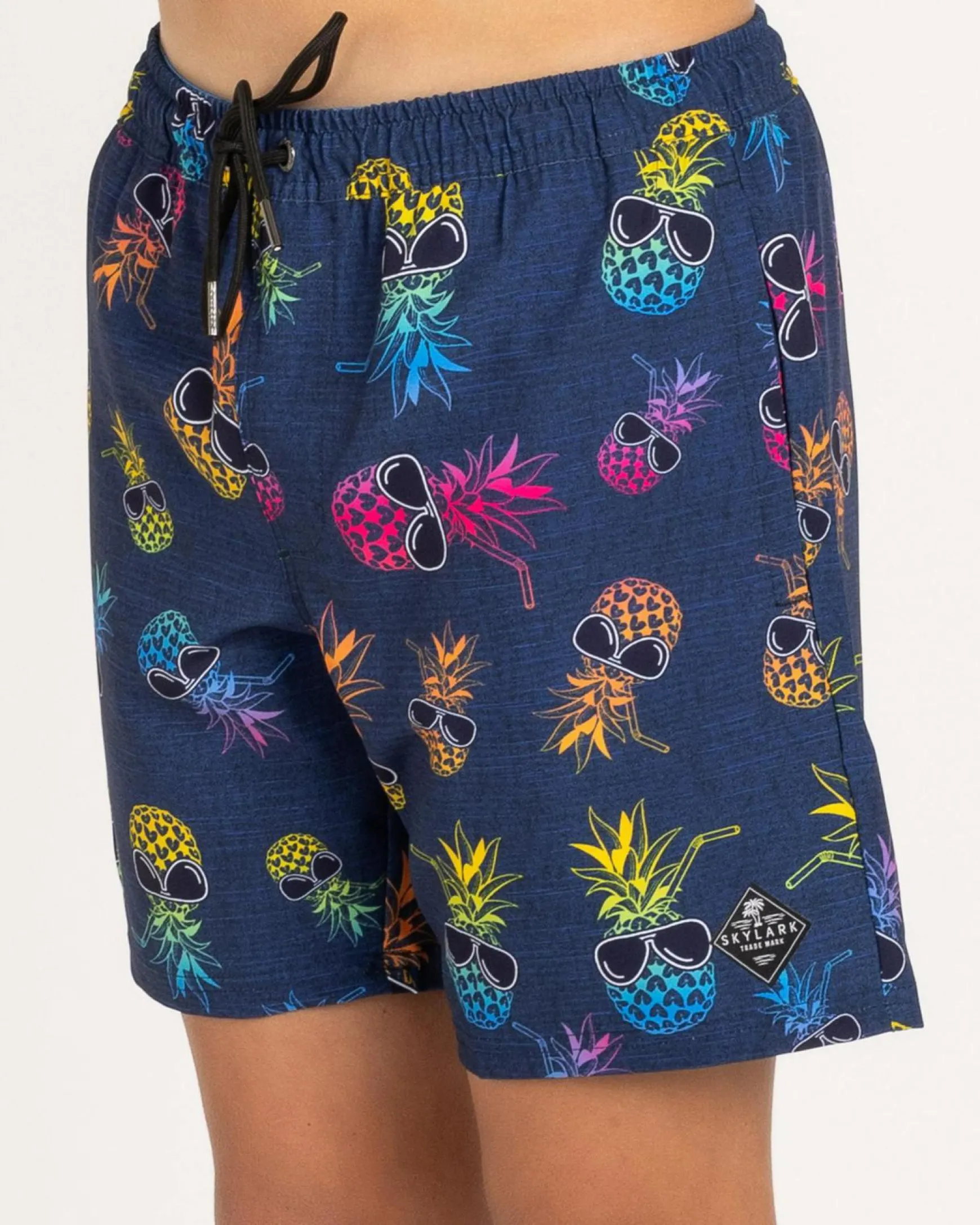 Boys' Scene Elastic Waist Shorts