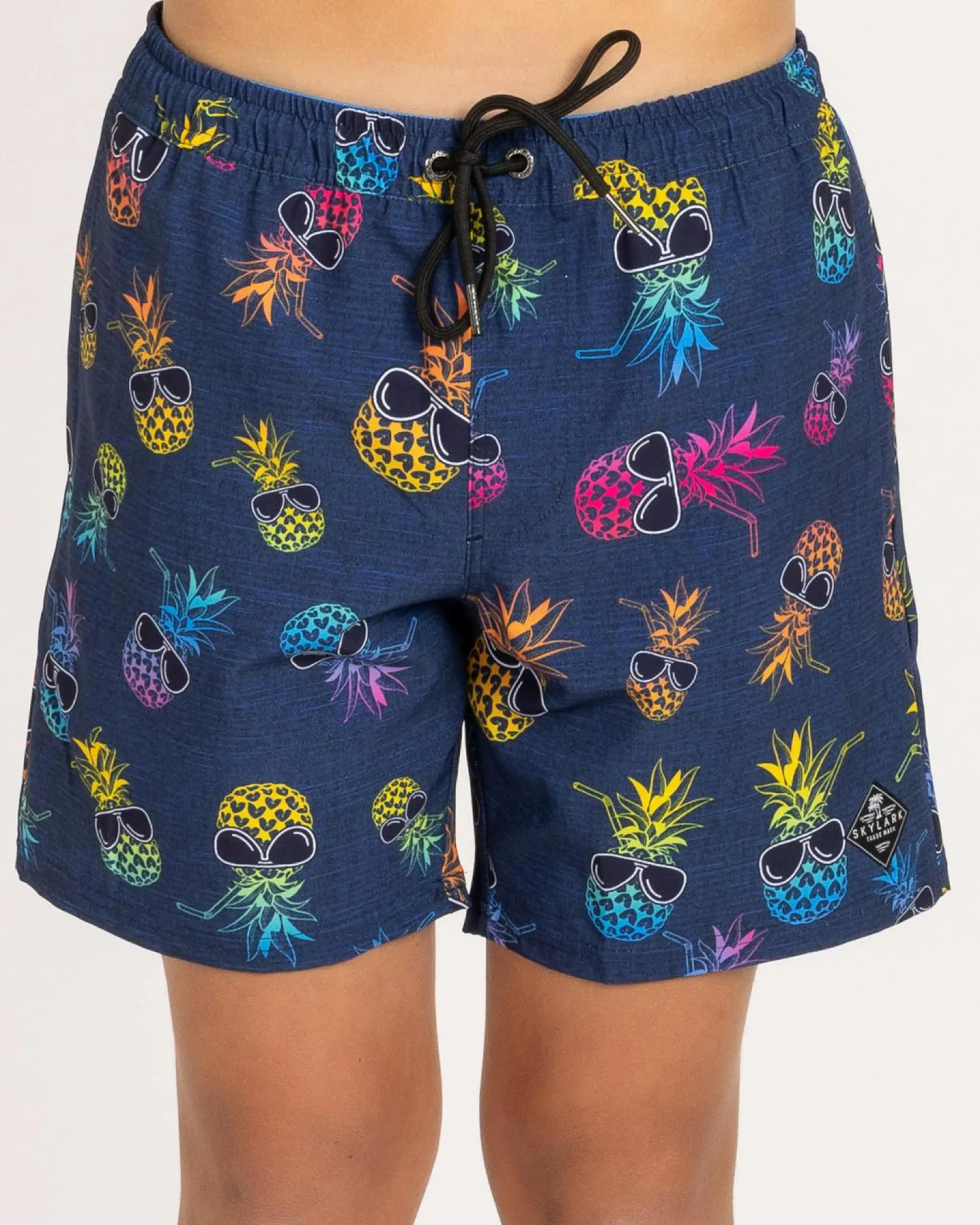 Boys' Scene Elastic Waist Shorts