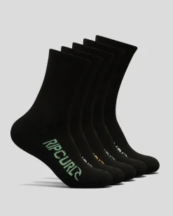 Boys' School Crew Socks 5 Pack
