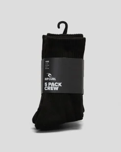 Boys' School Crew Socks 5 Pack