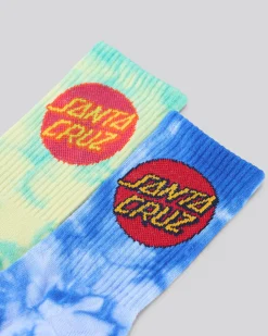 Boys' Scratch Dot Crew Socks 2 Pack