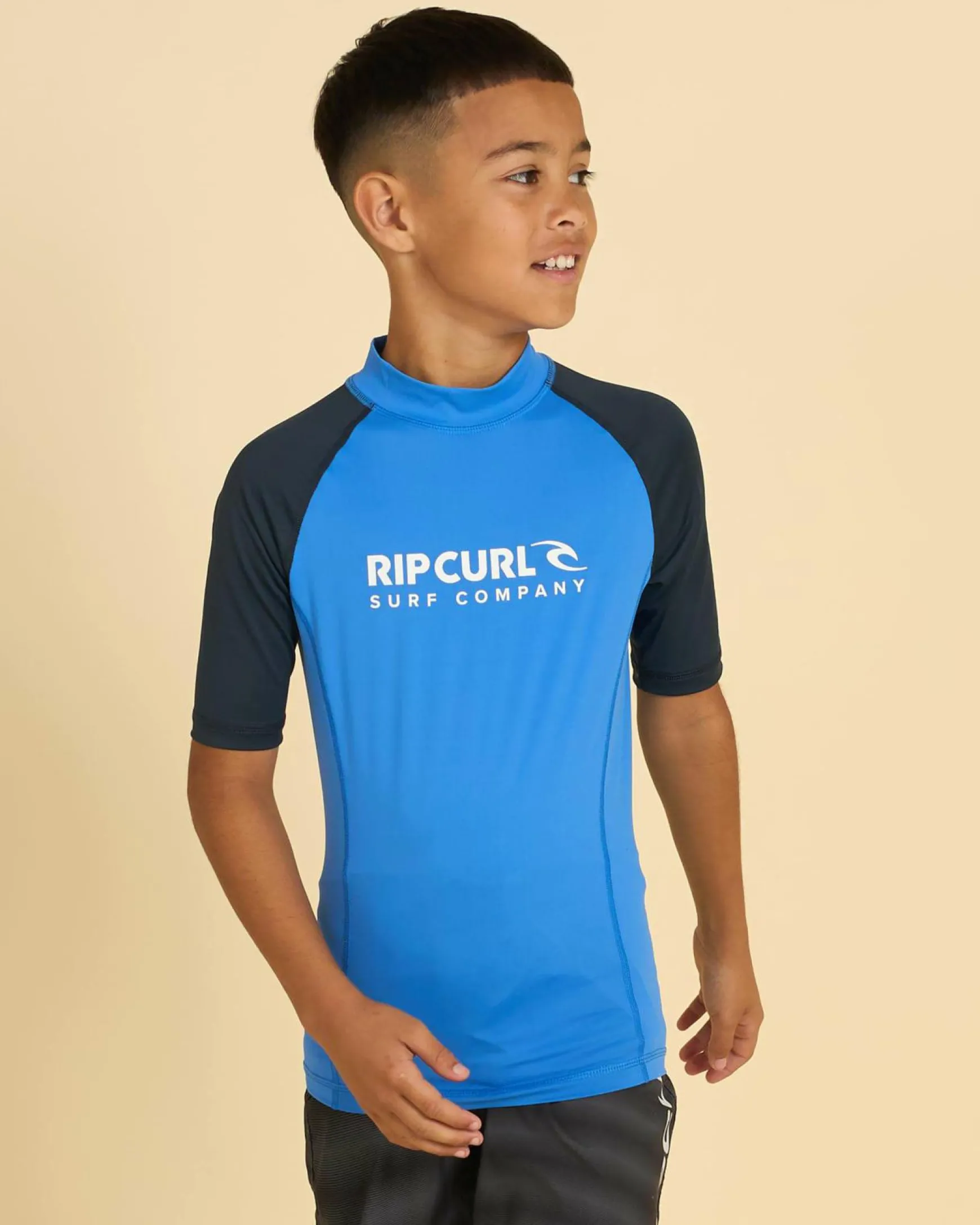 Boy's Shock Short Sleeve Rash Vest