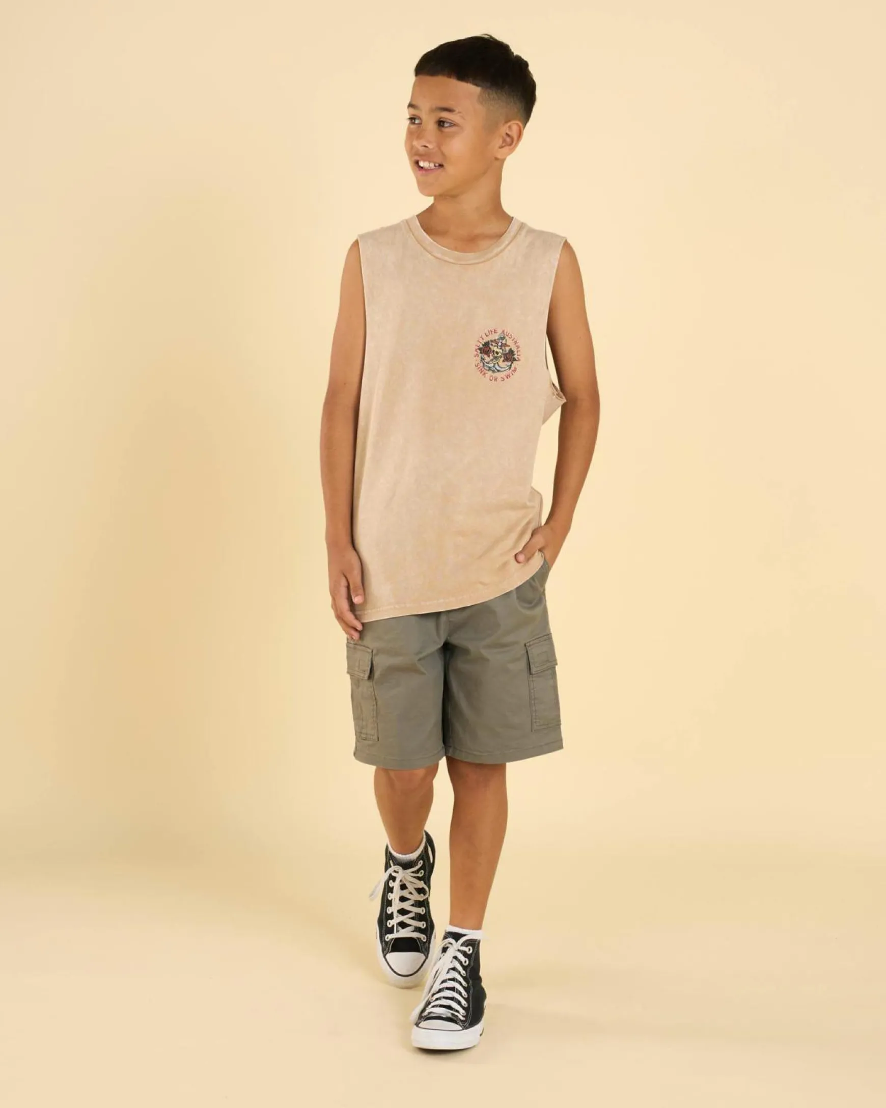 Boys' Sink Or Swim Muscle Tank