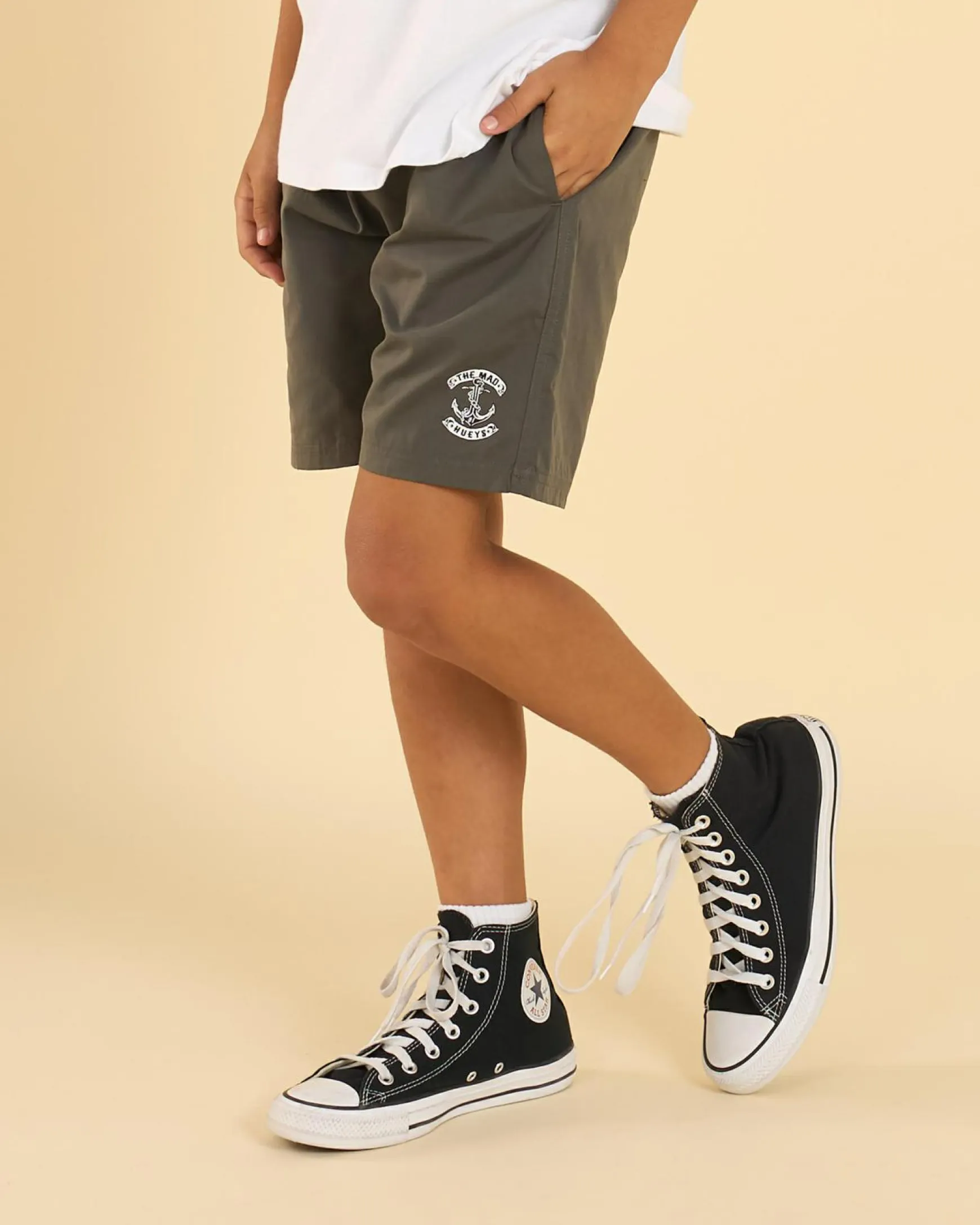 Boys' Skull Anchor Volley Shorts