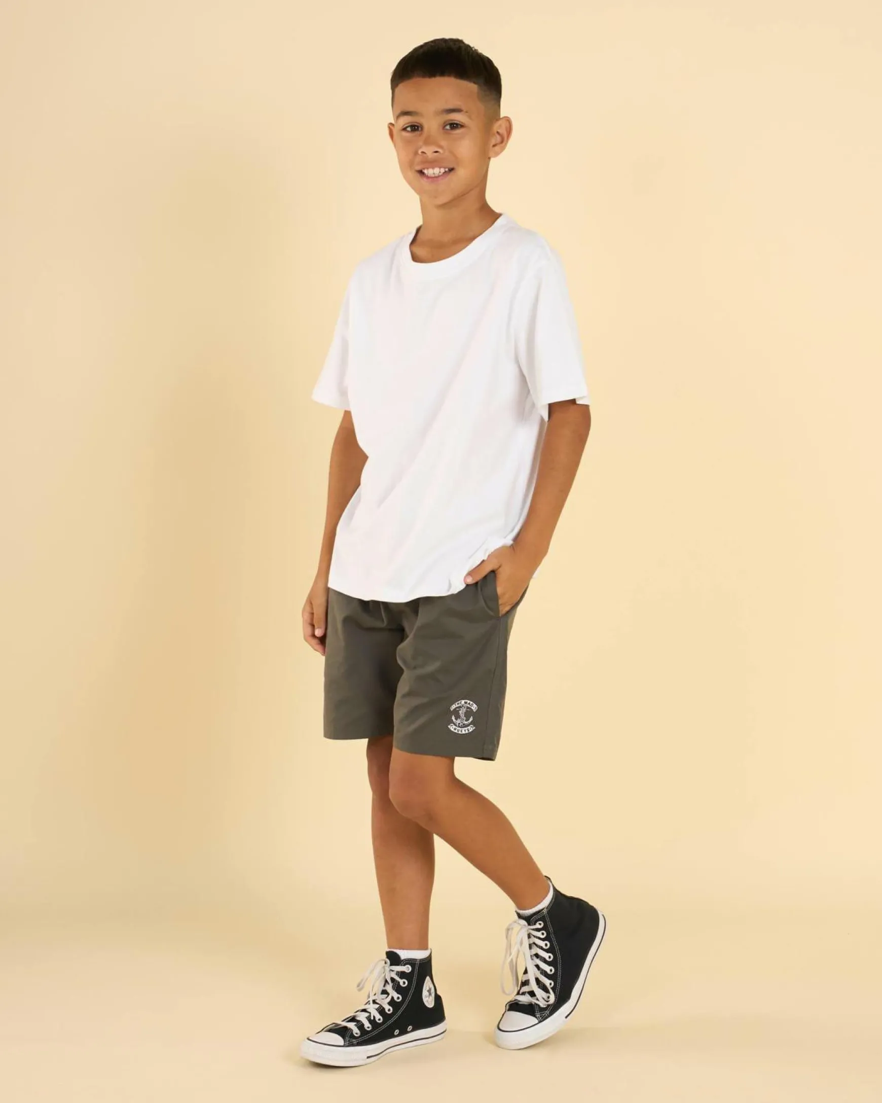 Boys' Skull Anchor Volley Shorts