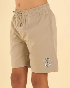 Boys' Skull Anchor Volley Shorts