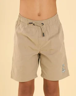 Boys' Skull Anchor Volley Shorts