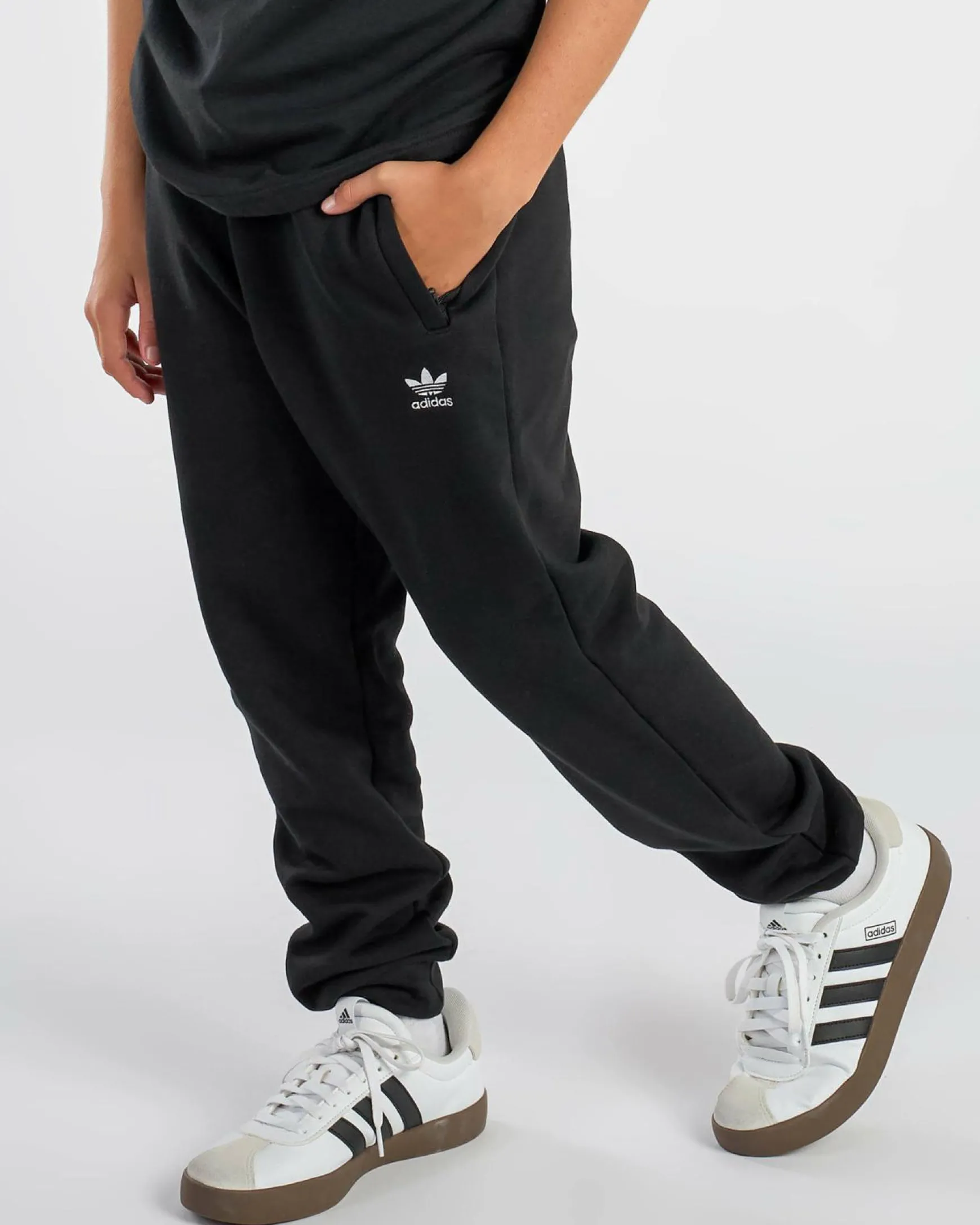Boys' Small Trefoil Track Pants