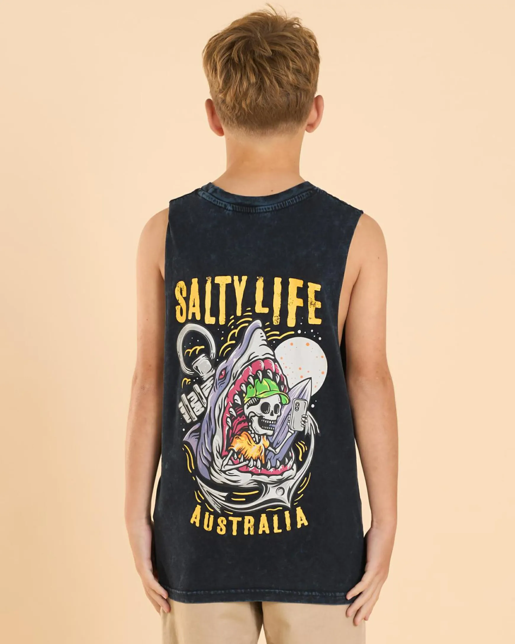 Boys' Snap Muscle Tank