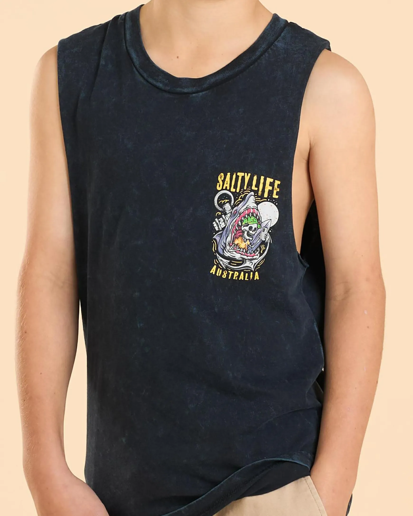 Boys' Snap Muscle Tank