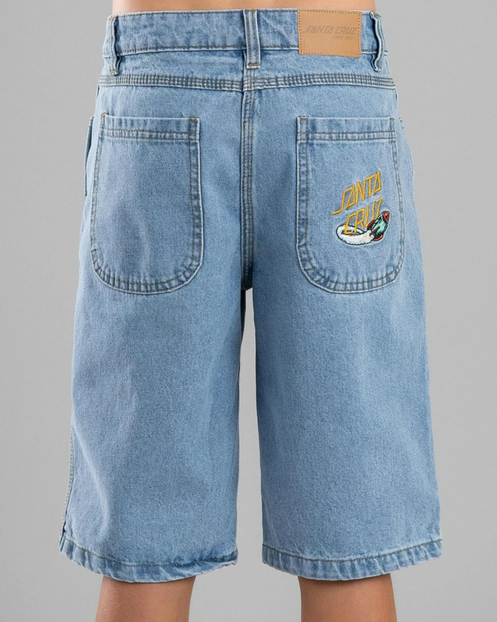 Boys' Space Rocket Denim Shorts