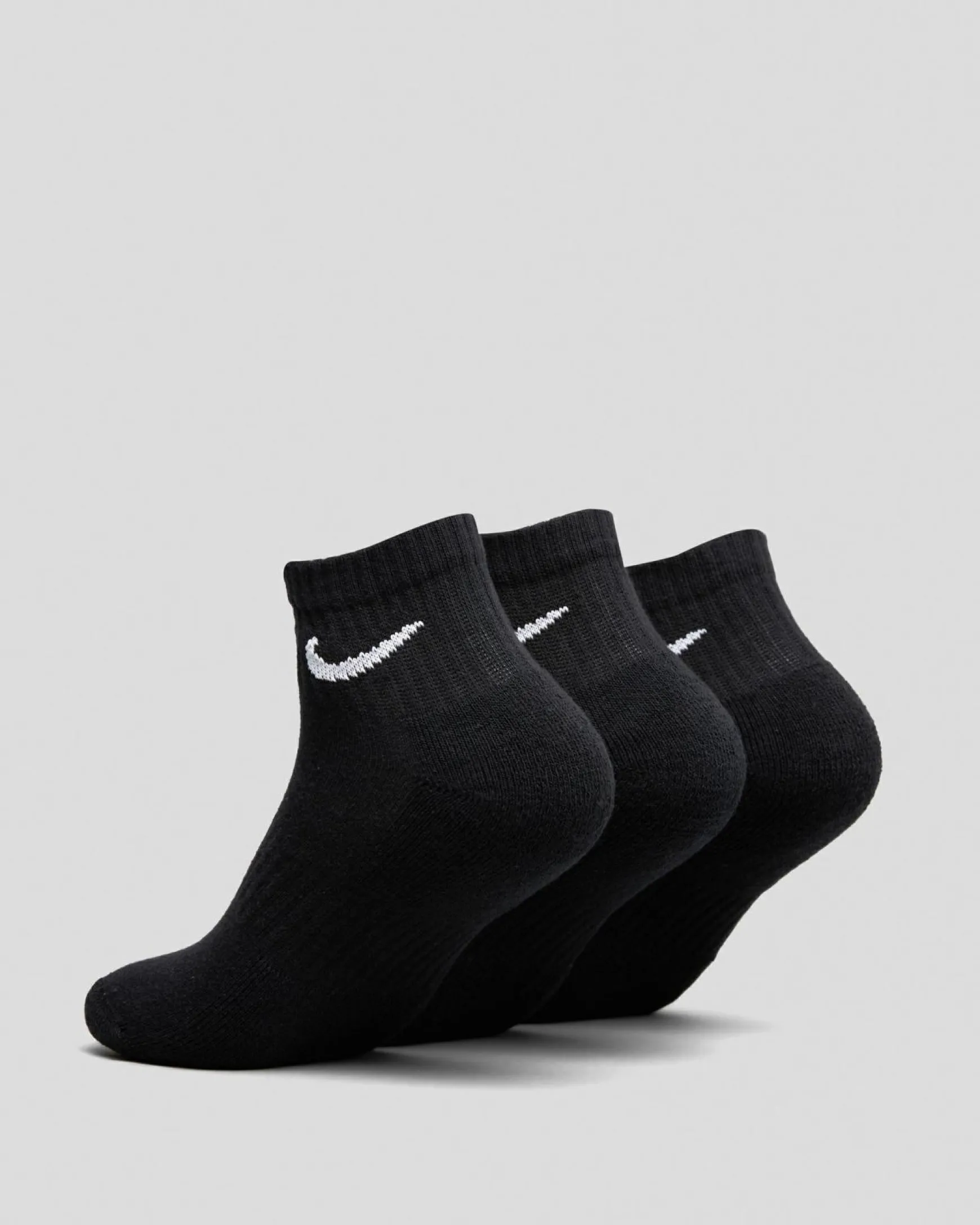 Boys' Training Ankle Socks 3 Pack