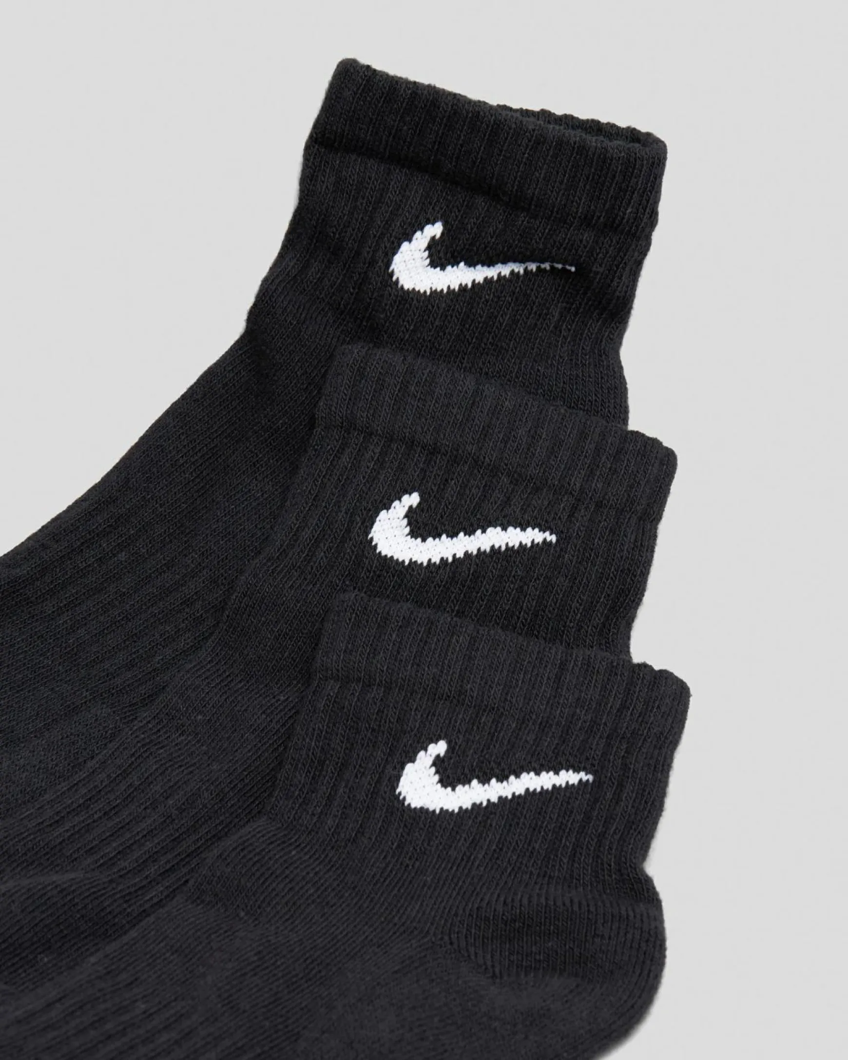 Boys' Training Ankle Socks 3 Pack