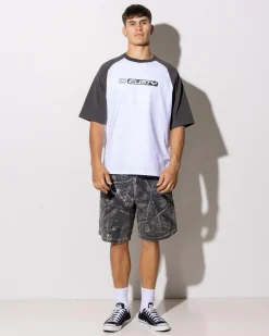 Bubble Raglan Short Sleeve T-Shirt