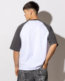 Bubble Raglan Short Sleeve T-Shirt