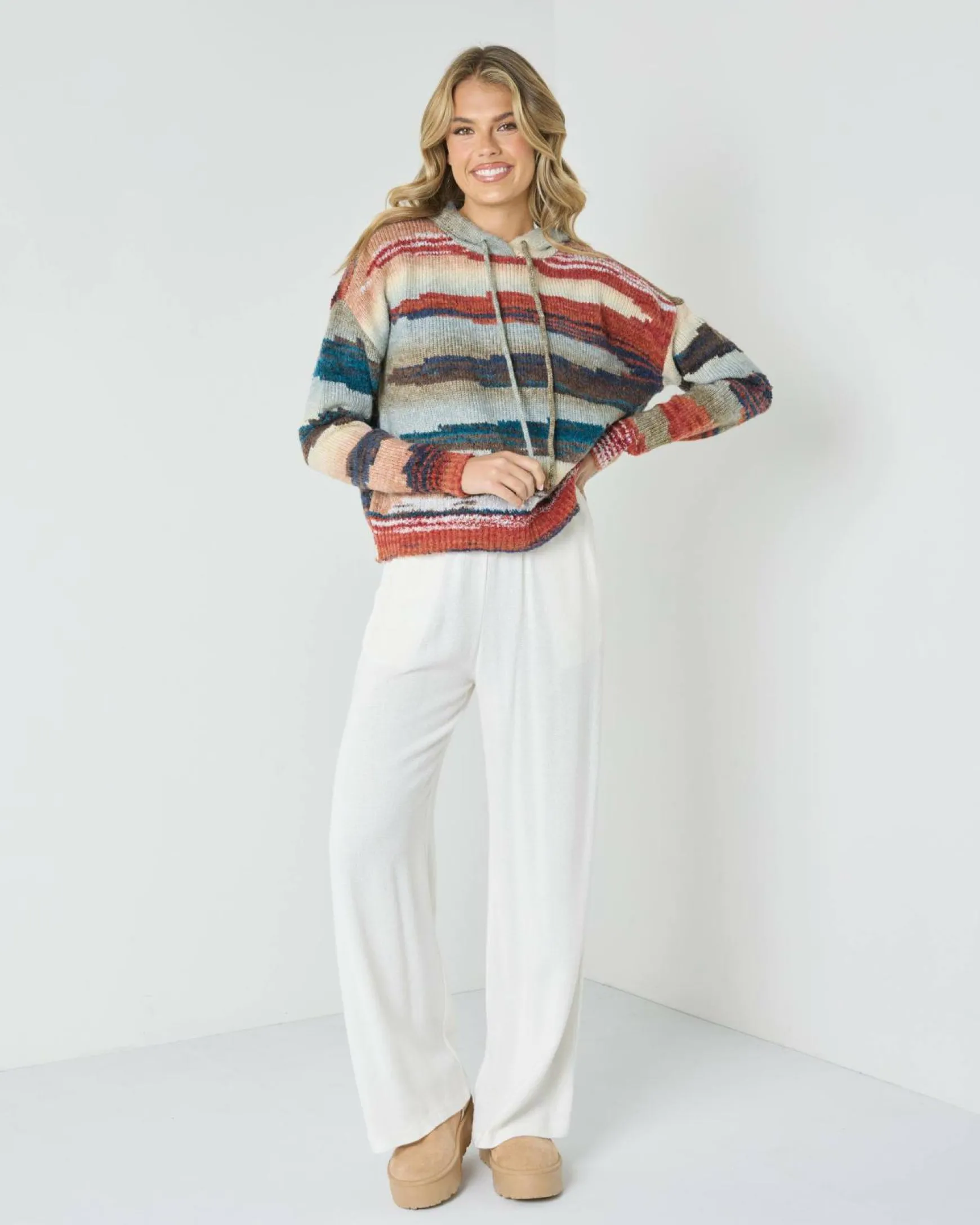 Byron Hooded Knit Jumper