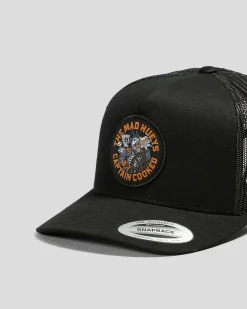 Captain Cooked Twill Trucker Cap
