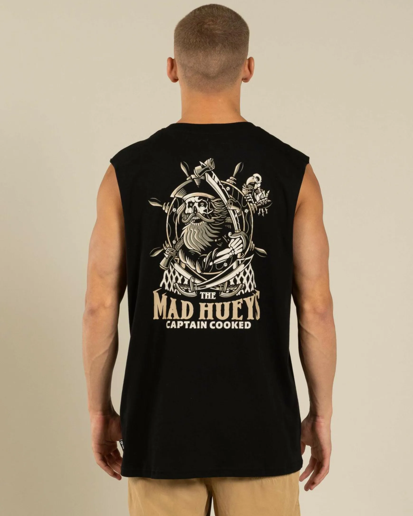 Captain Ship Faced Muscle Tank