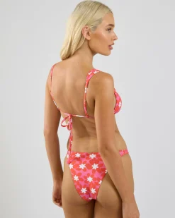 Carmin Triangle Bikini Top