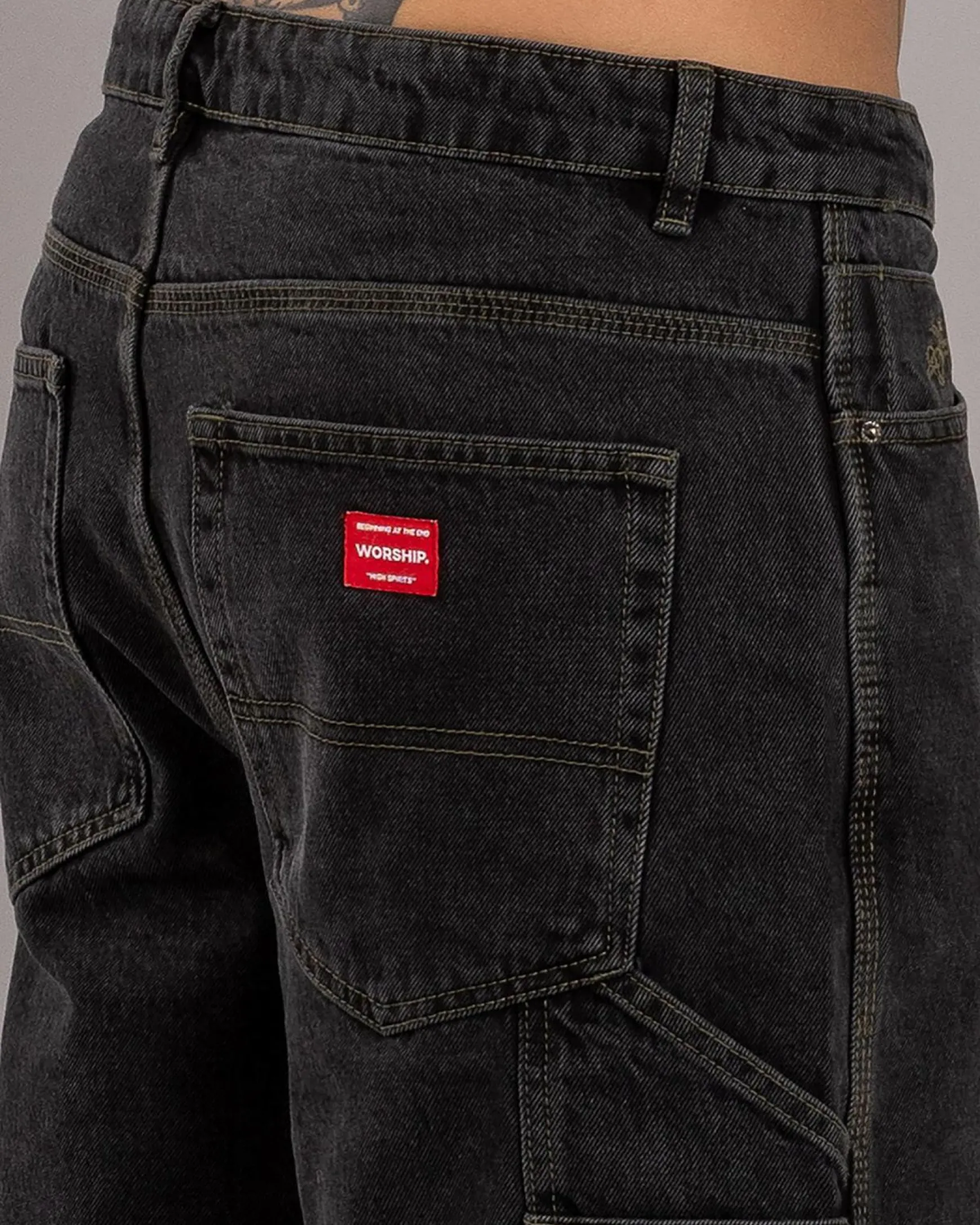 Carpenter Jean Shorts