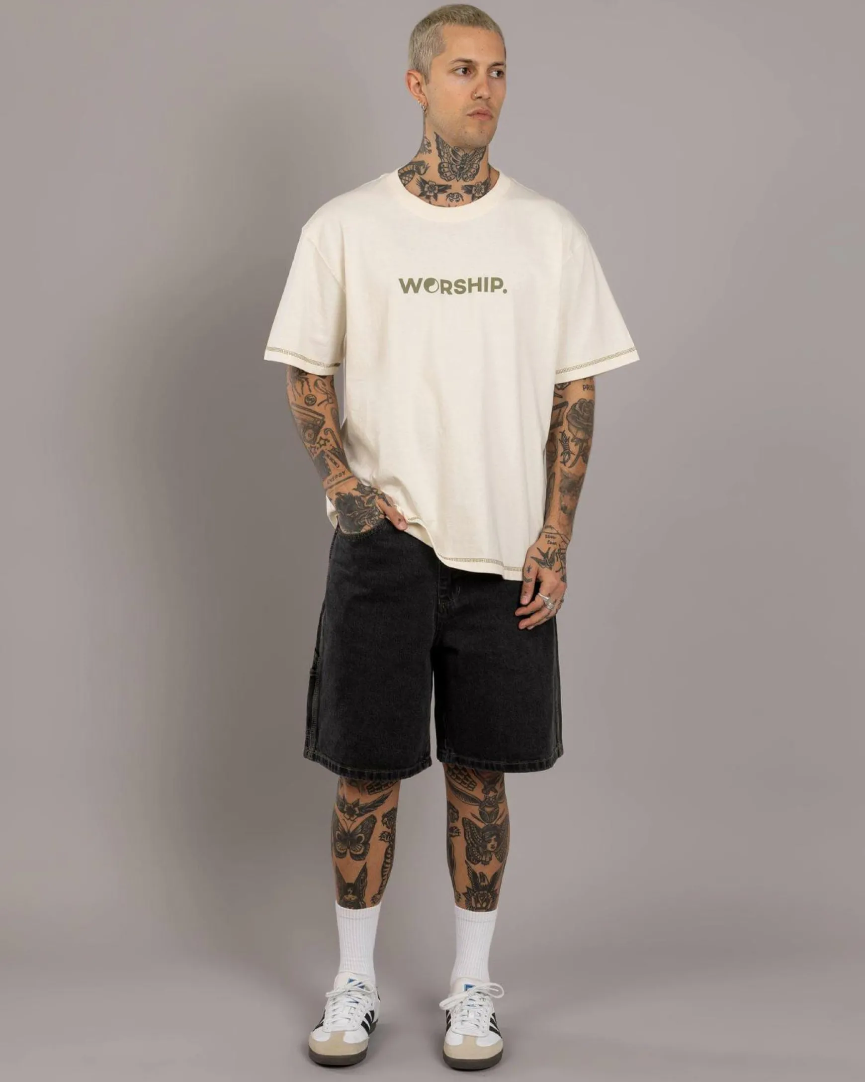 Carpenter Jean Shorts