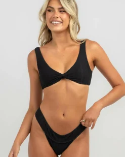 CG Wave Trip Twisted Crop Bikini Top