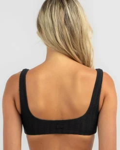 CG Wave Trip Twisted Crop Bikini Top