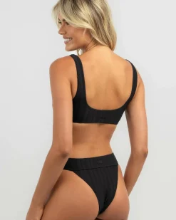 CG Wave Trip Twisted Crop Bikini Top