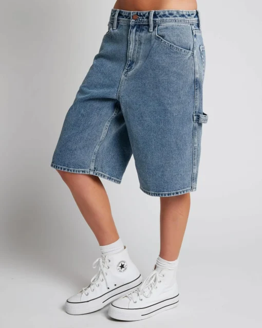 Chainmail Denim Shorts