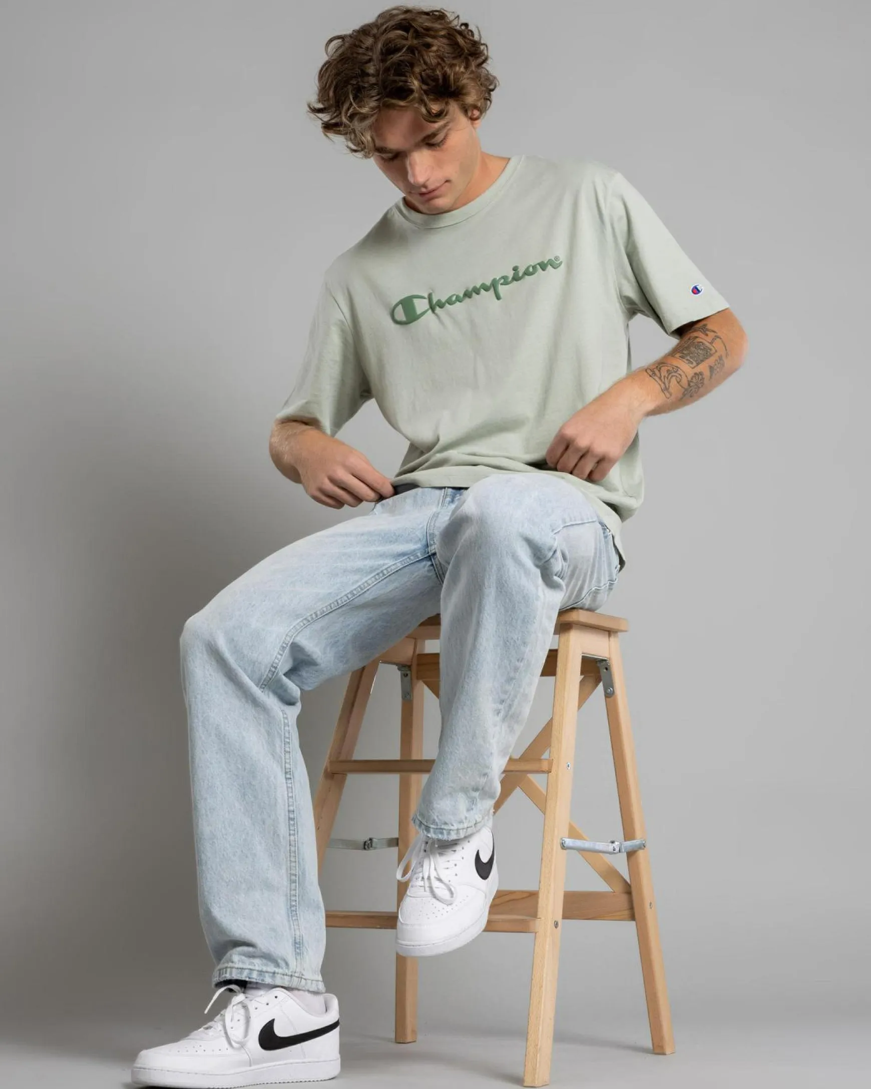 Champion Puff Script T-Shirt