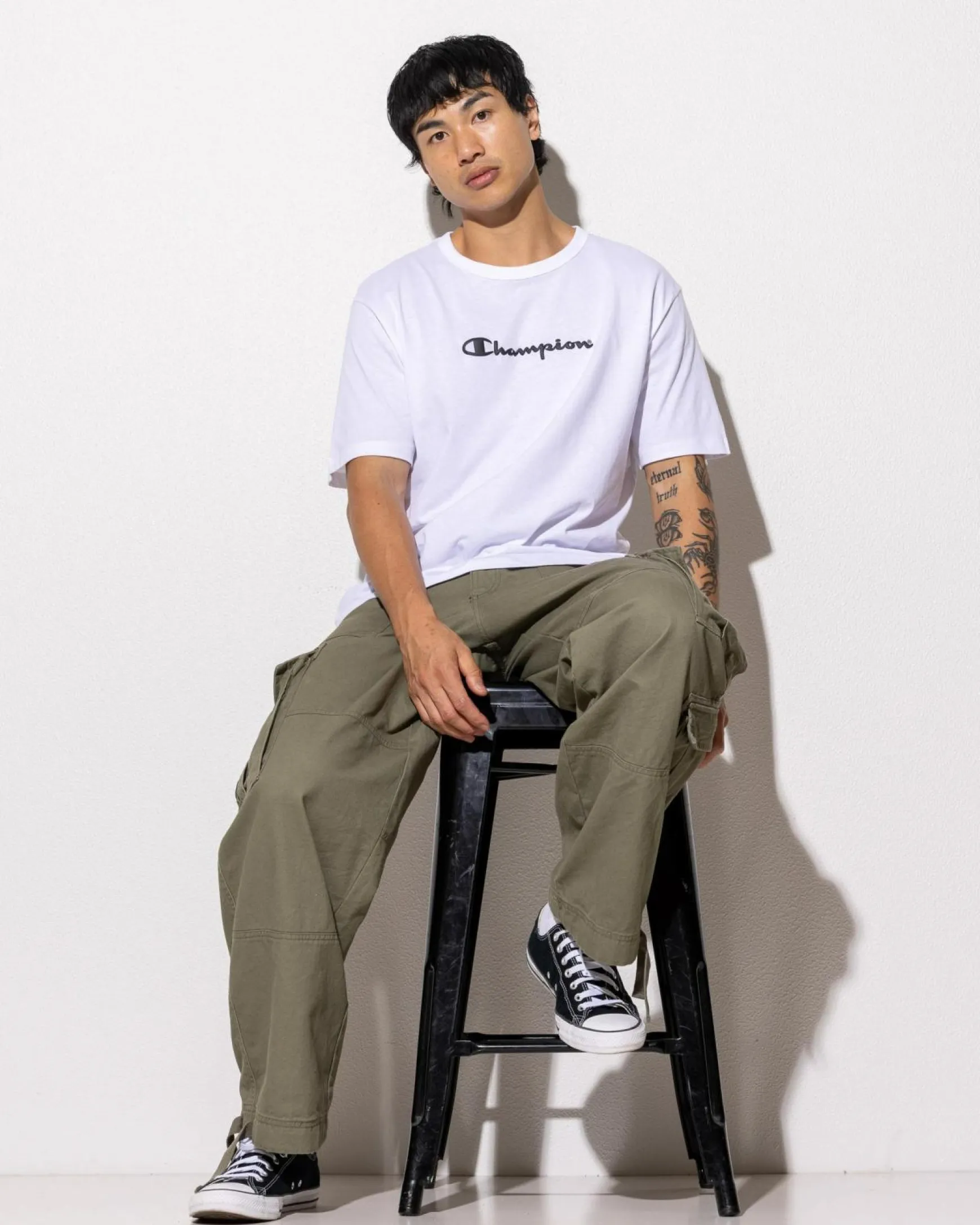 Champion Puff Script T-Shirt