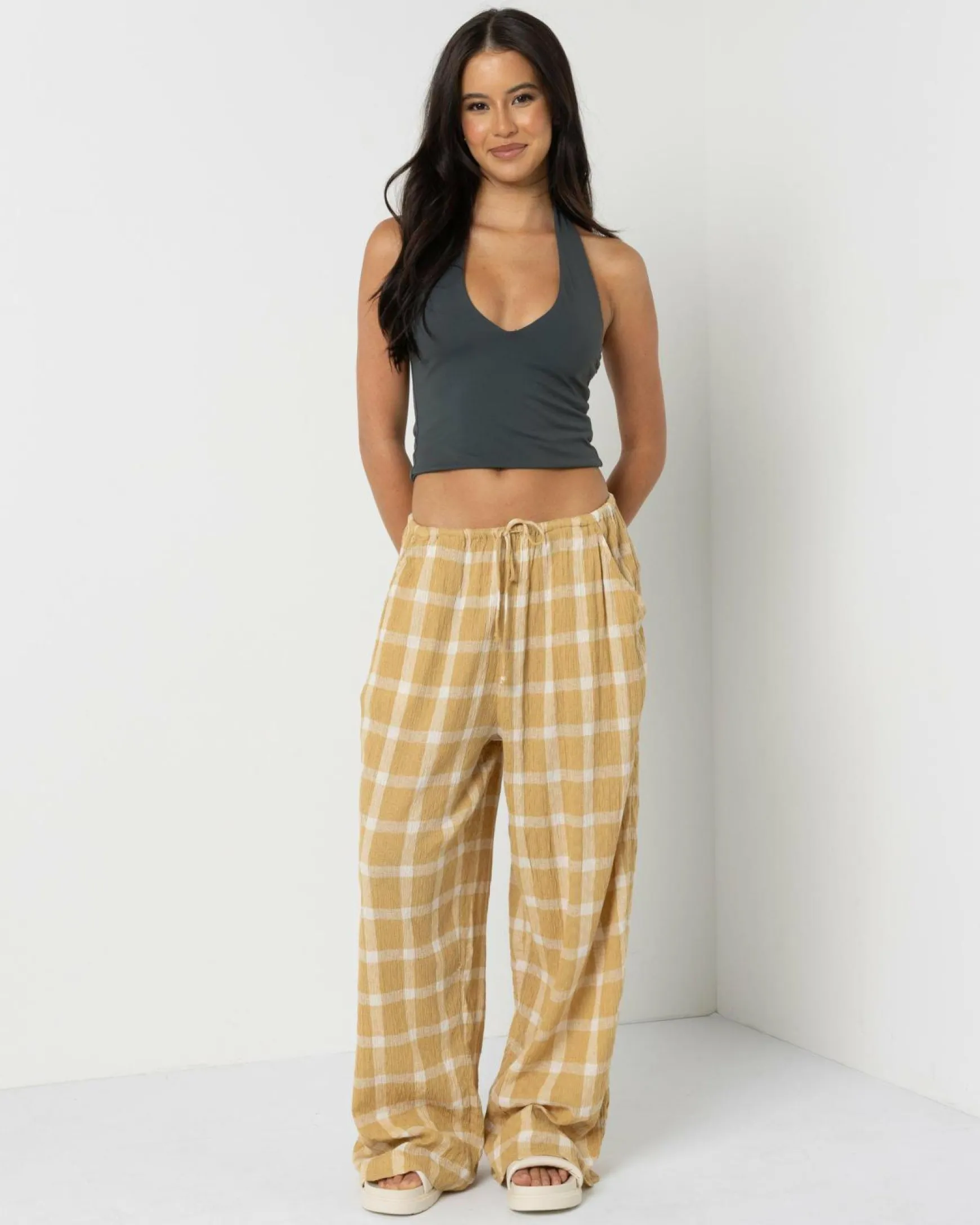 Checked Out Beach Pants