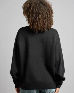 Cherub Box Fit Crew Knit Sweater
