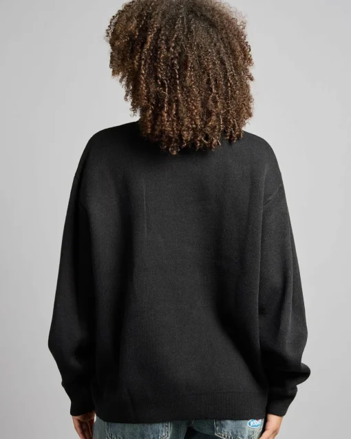 Cherub Box Fit Crew Knit Sweater
