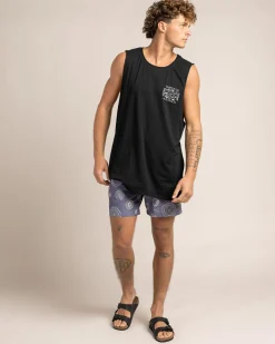 Circuit Elastic Waist Board Shorts
