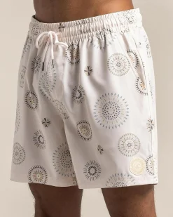 Circuit Elastic Waist Board Shorts