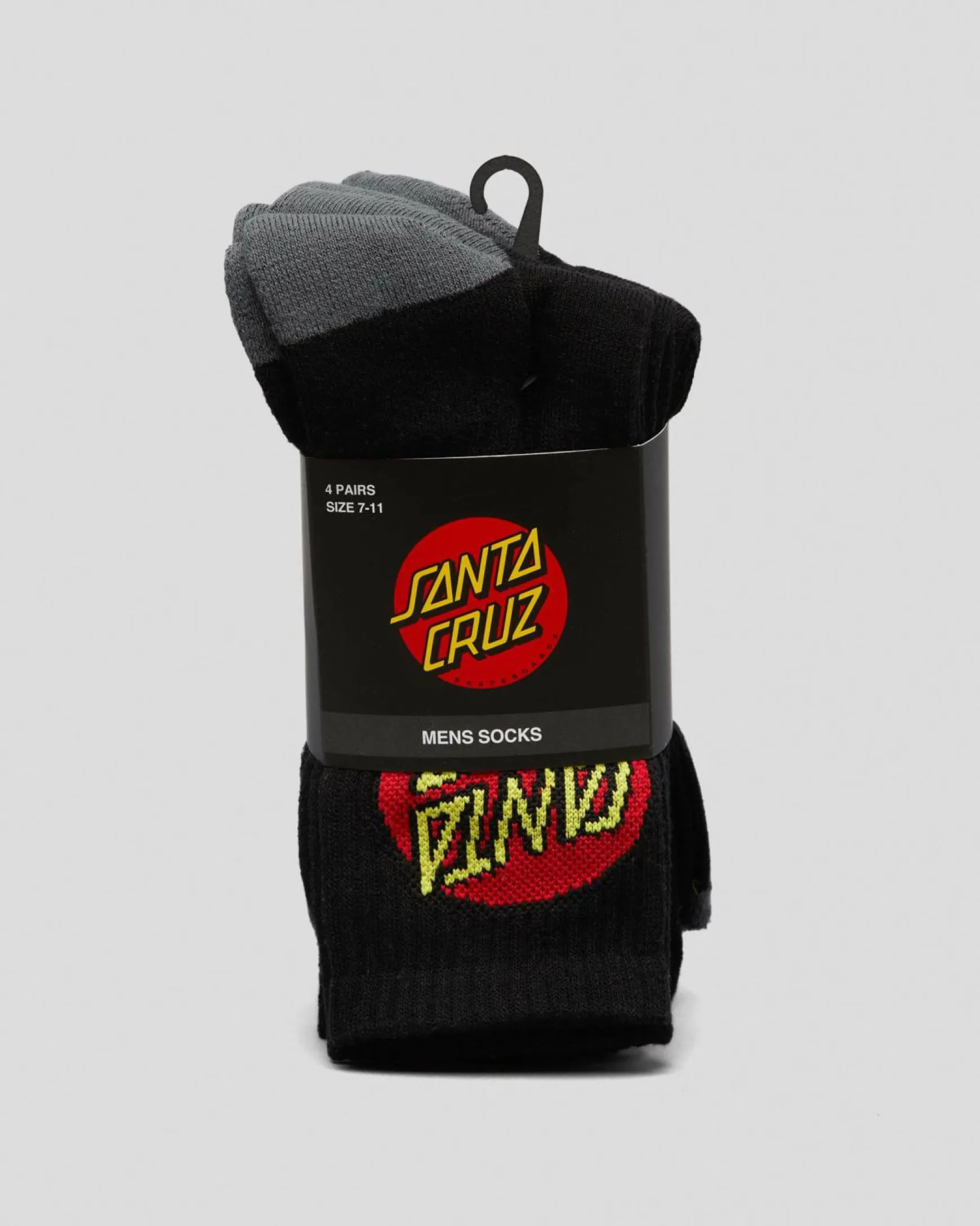 Classic Dot Crew Socks 4 Pack