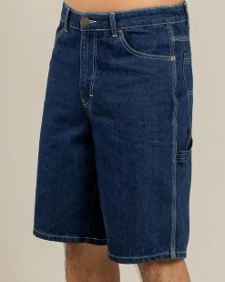 Classic Dot Denim Carpenter Shorts